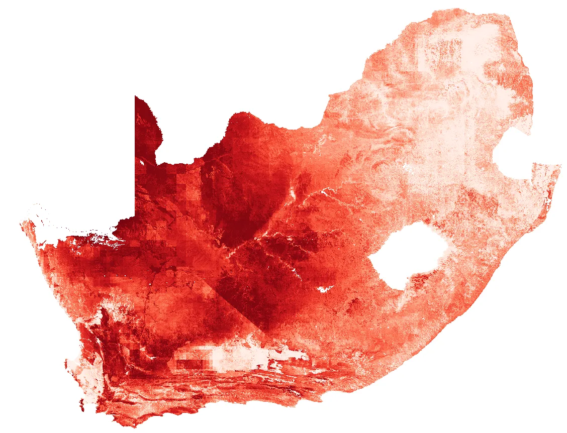 Fire risk severity map of South Africa